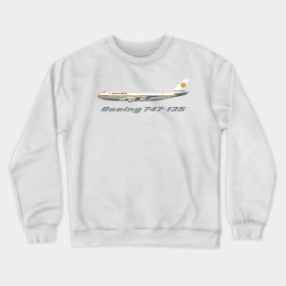 National 747-135 Tee Shirt Version Crewneck Sweatshirt